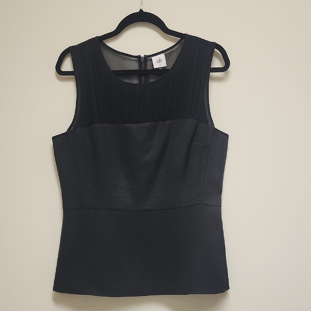 CABI Women's Black Sleeveless Top
